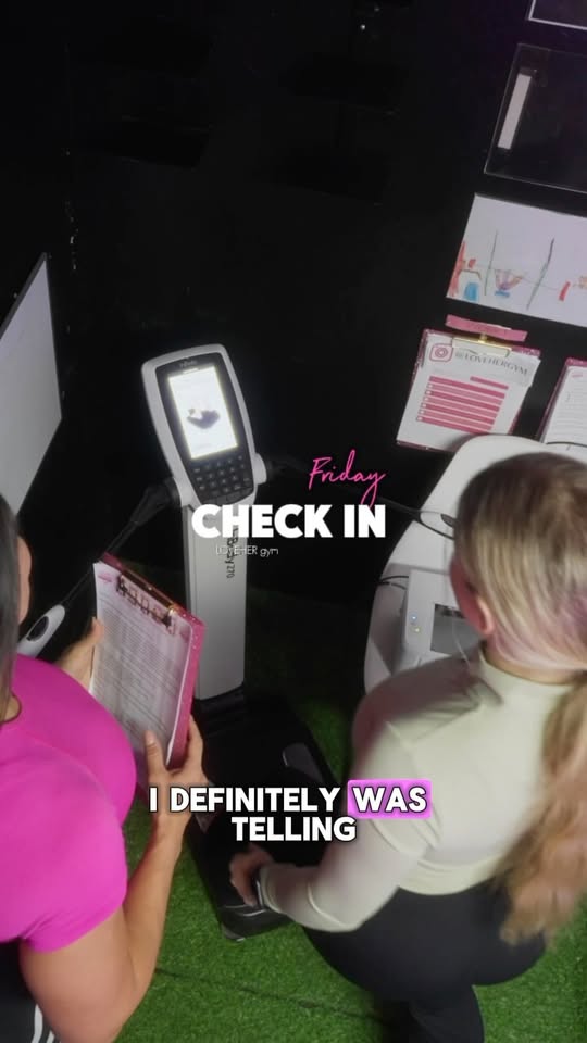 Friday client check-ins and accountability at LOVEHER